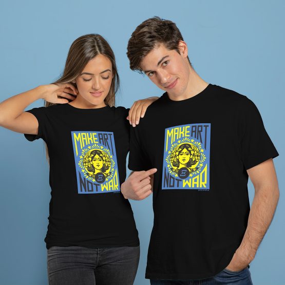 T-shirt: Make art - Not war