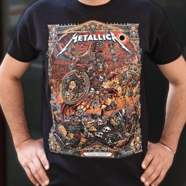 Metallica Athens t-shirt Battle