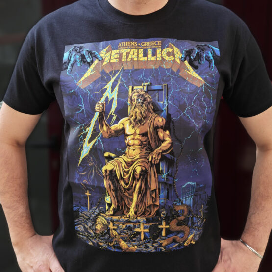 Metallica Athens official t-shirt Zeus