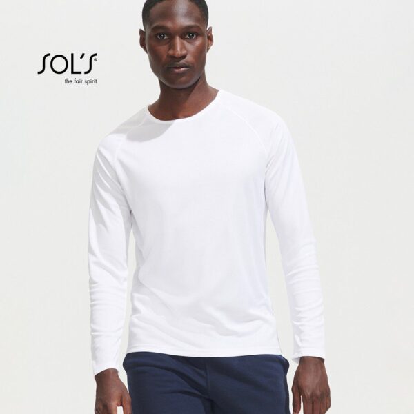 Ανδρικό μακρυμάνικο αθλητικό T-Shirt Sporty LSL Men με εκτύπωση