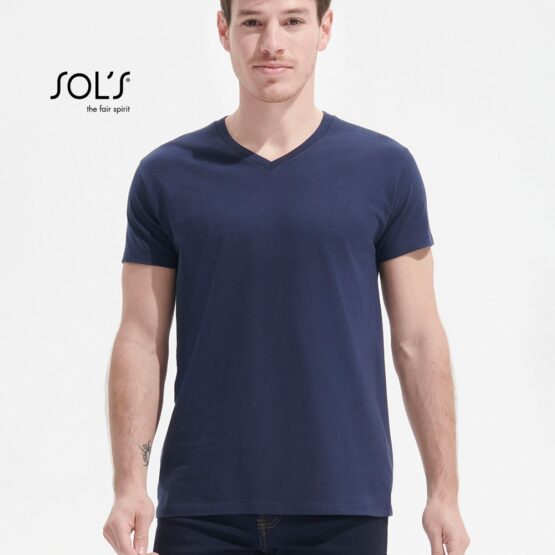 Ανδρικό T-shirt με λαιμόκοψη "V" Imperial V Men με εκτύπωση