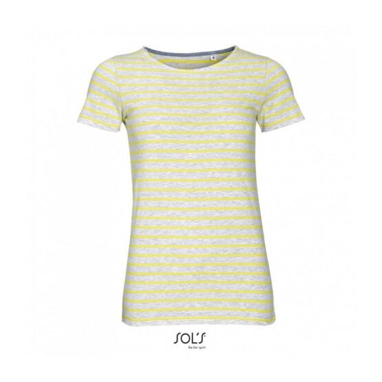 Γυναικείο ριγέ T-shirt Miles Women outlet με εκτύπωση
