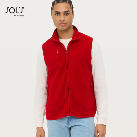 Unisex γιλέκο fleece Norway με εκτύπωση