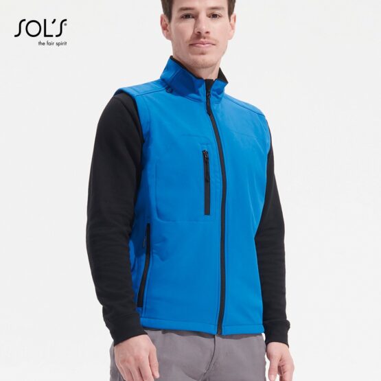 Ανδρικό softshell γιλέκο Rallye Men με εκτύπωση
