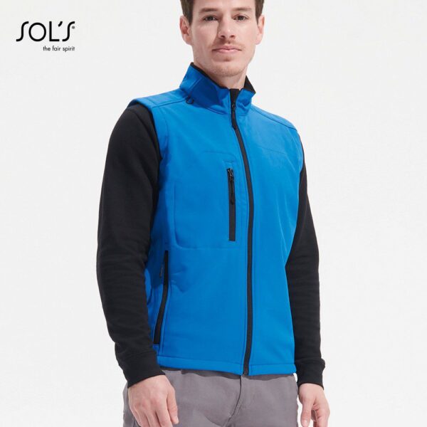 Ανδρικό softshell γιλέκο Rallye Men με εκτύπωση