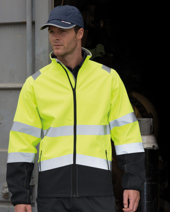 Ανακλαστικό τζάκετ softshell 3 στρωμάτων R450X με εκτύπωση