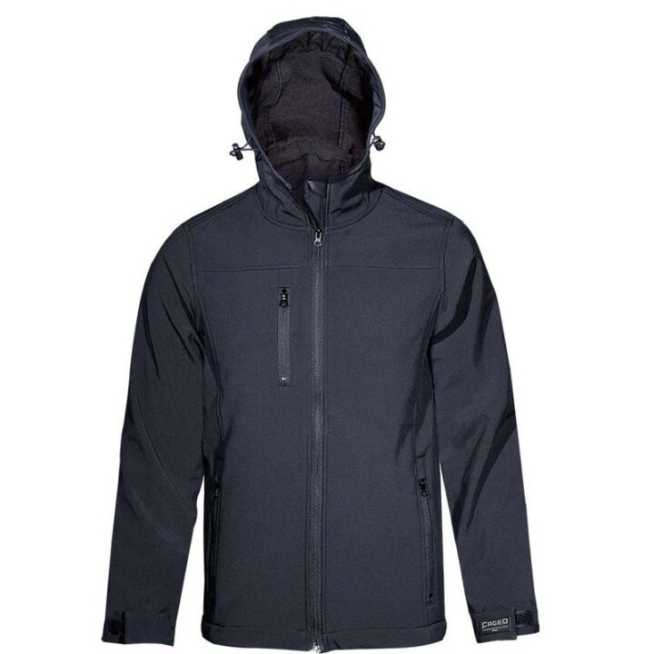 Μπουφάν softshell με κουκούλα Fageo με εκτύπωση