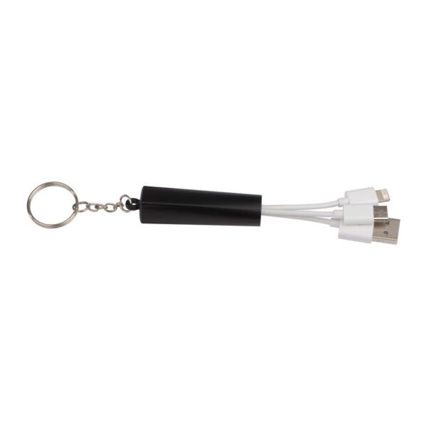 Μπρελόκ με καλώδιο φόρτισης USB με χάραξη